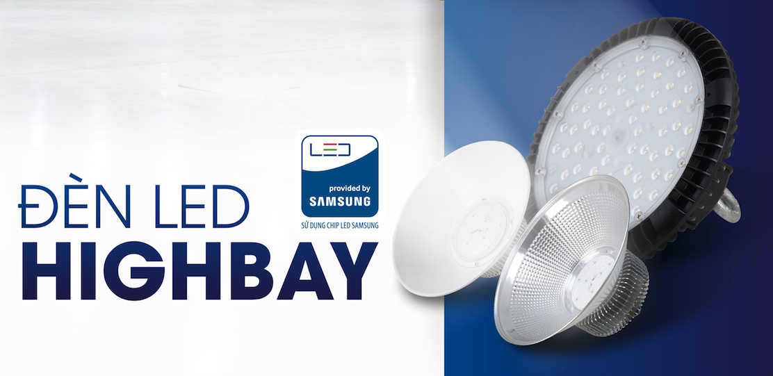 Đèn LED Highbay là gì ? Ưu điểm và ứng dụng của đèn LED Highbay